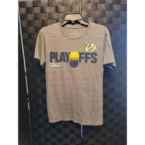 Fanatics Nashville Predators 2018 Stanley Cup‎ Playoffs T-shirt Gray size smal